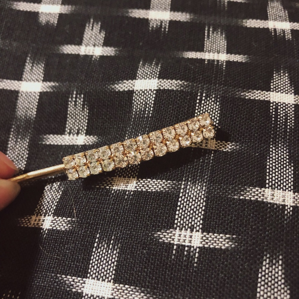 Rhinestone Bobby Pin - Picture 2 of 2